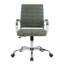 Fauteuil de conférence en cuir à dossier moyen Benmar à hauteur réglable, pivotant et inclinable (ensemble de 8)-130646512-130646518