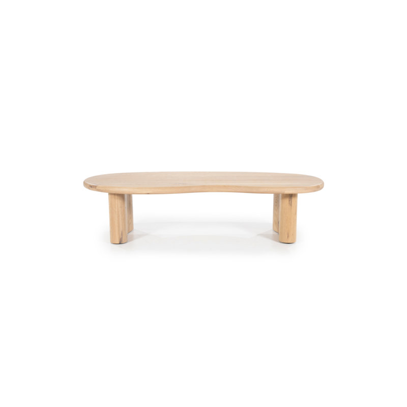 Solid Wood Single Coffee Table, Natural