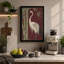 Crane Among Bamboo Japandi - Wrapped Canvas-723990250-723990263