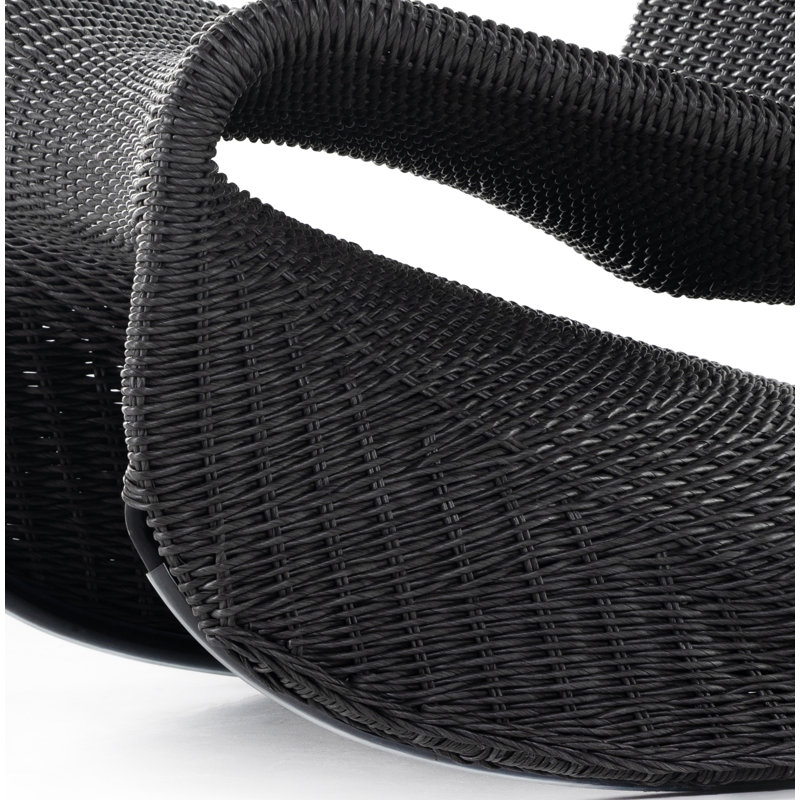 Portia Outdoor Lounge Chair, Vintage Coal