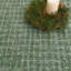 Bryn Hand Tufted Wool Abstract/Houndstooth Area Rug in Forest/White-1001186482