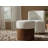 Asai Velour Fur Fabric Ottoman/Stool-20354629-17052498