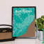 Barcelona City Map - No Frame Print-241305173