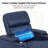 Power Reclining Home Theater Seating with Adjustable Headrest & Lumbar Support-1841017499