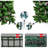 Artificial Hedge Wall Panels,8Pcs10"X10"Greenery Wall Backdrop,P...