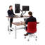 Bureau à hauteur réglable Series L-106735944-106735947