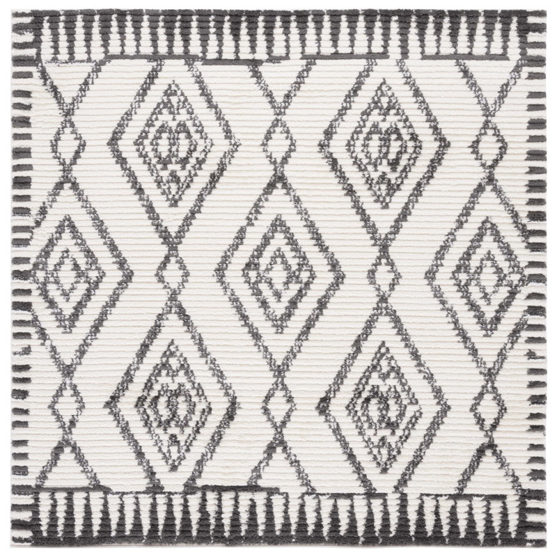 Khaylee Performance Southwestern Rug, Square 6'7"