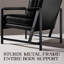25.5" W Upholstered Armchair with Removable Seat & Back Cushion-1232167539