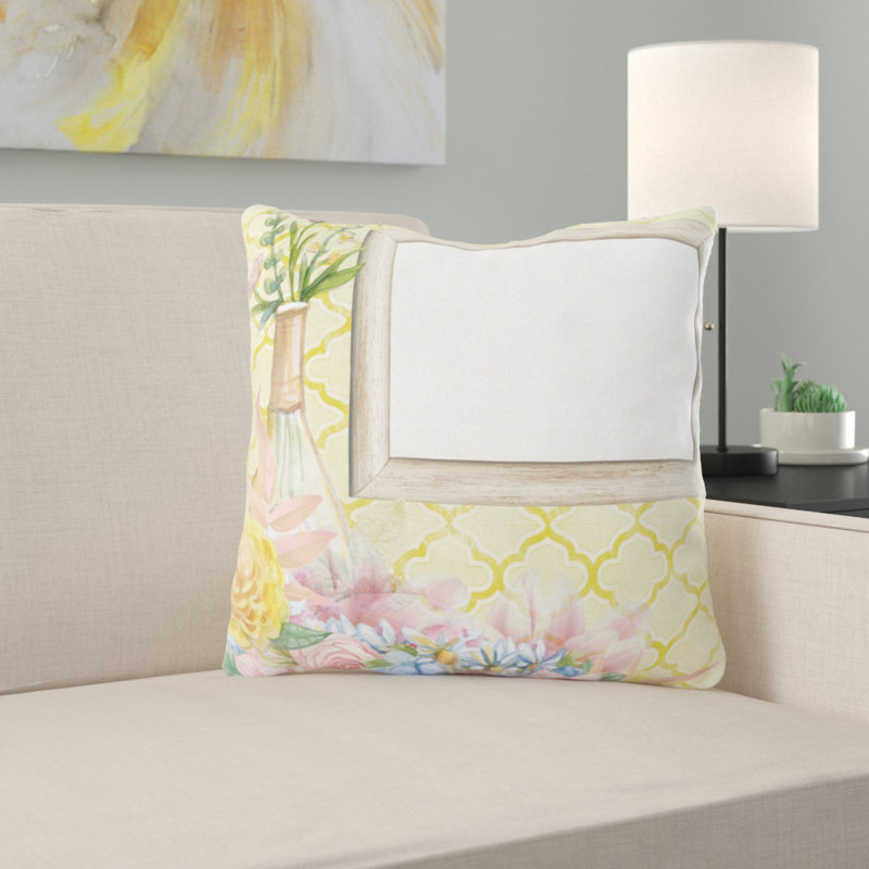 Coussin décoratif Witter, Microsuède, Intérieur