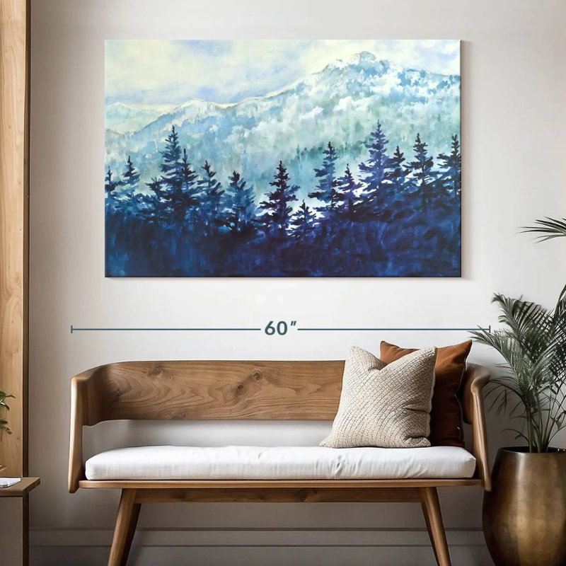 Snowy Mountain View, 34" H x 51" W