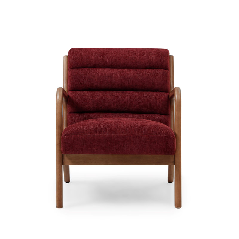 Upholstered Chenille Accent Chair