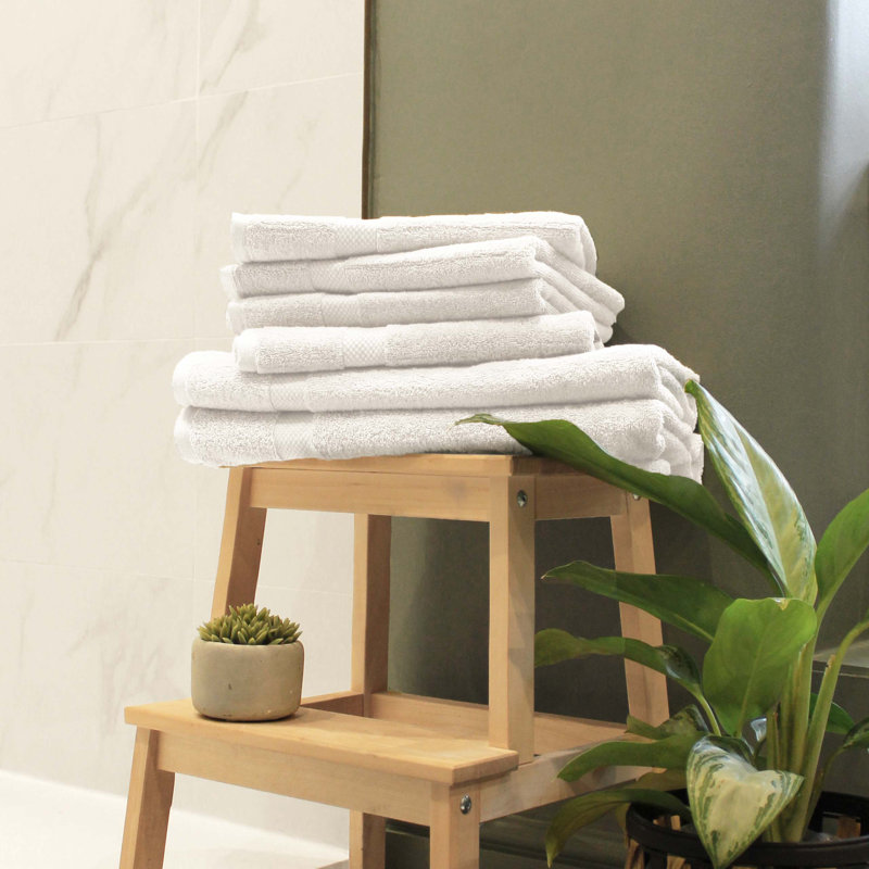 100% Cotton Plush Mulit-Size Set, White