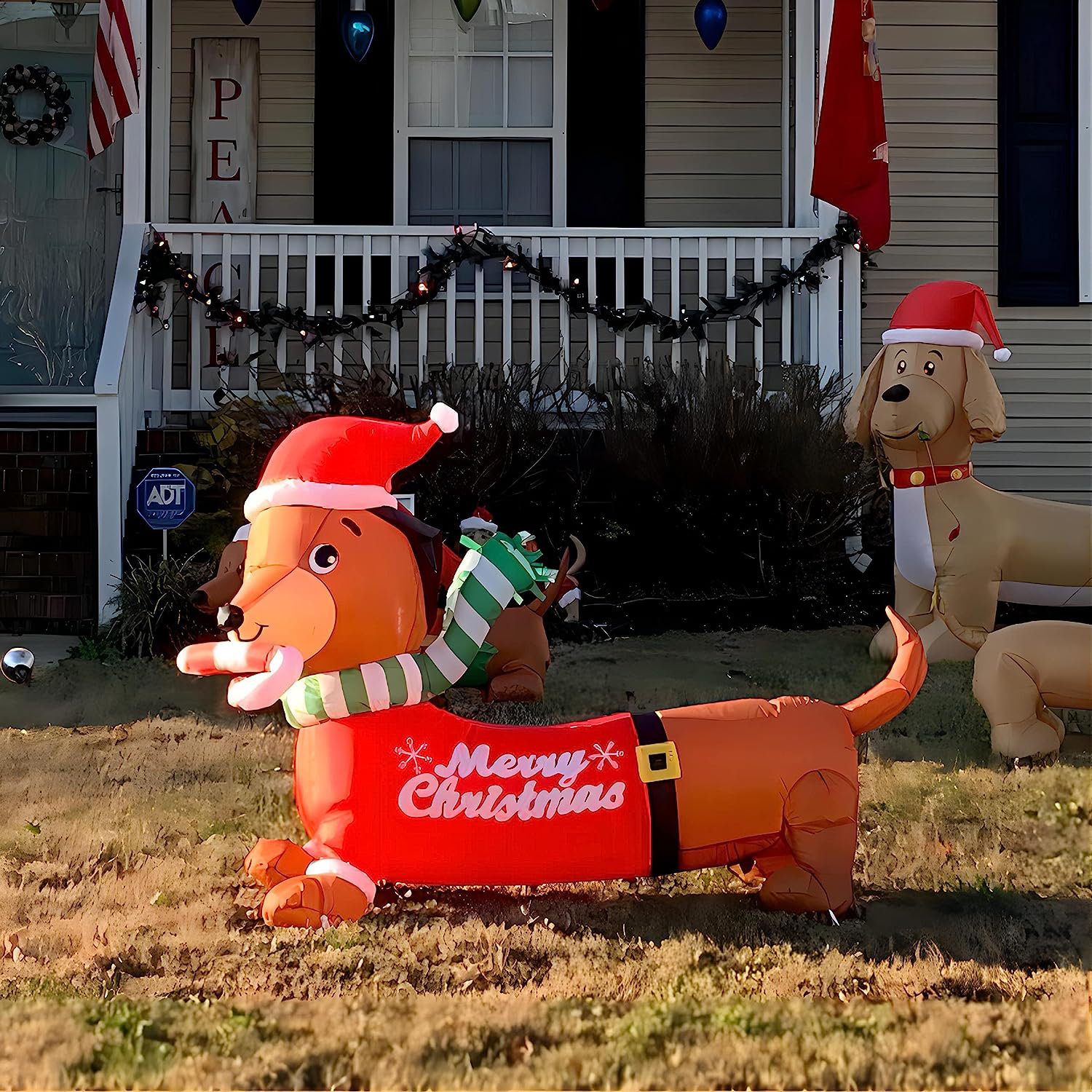 Brighten Up Your Holidays with an Inflatable Dachshund Christmas Decoration