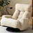 Rotatable Lounge Chair In Beige With Extra Soft Seat And Adjustable Features Head Waist Support 360 Degree Spin-822636218