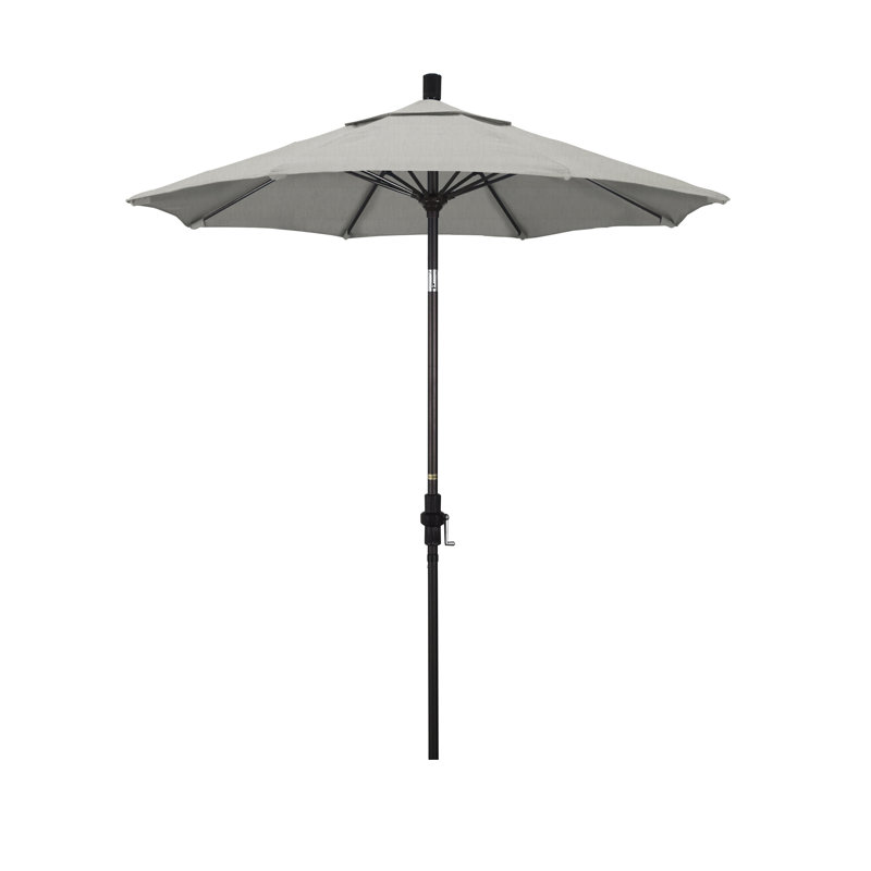 Parasol de marché 7,5 pi Brent, Toile granit Sunbrella®, Noir, noir, noir, noir