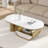 47.24" Oval Coffee Table With Storage Drawer-546104516-546104517