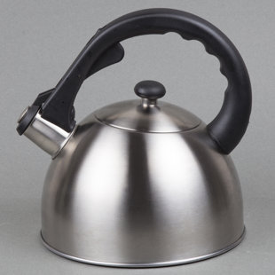 Copco 1.8-Quart Arc Stainless Steel Tea Kettle, Light Grey, Gray