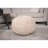 Bordeaux  Knitted Cotton Round Pouf