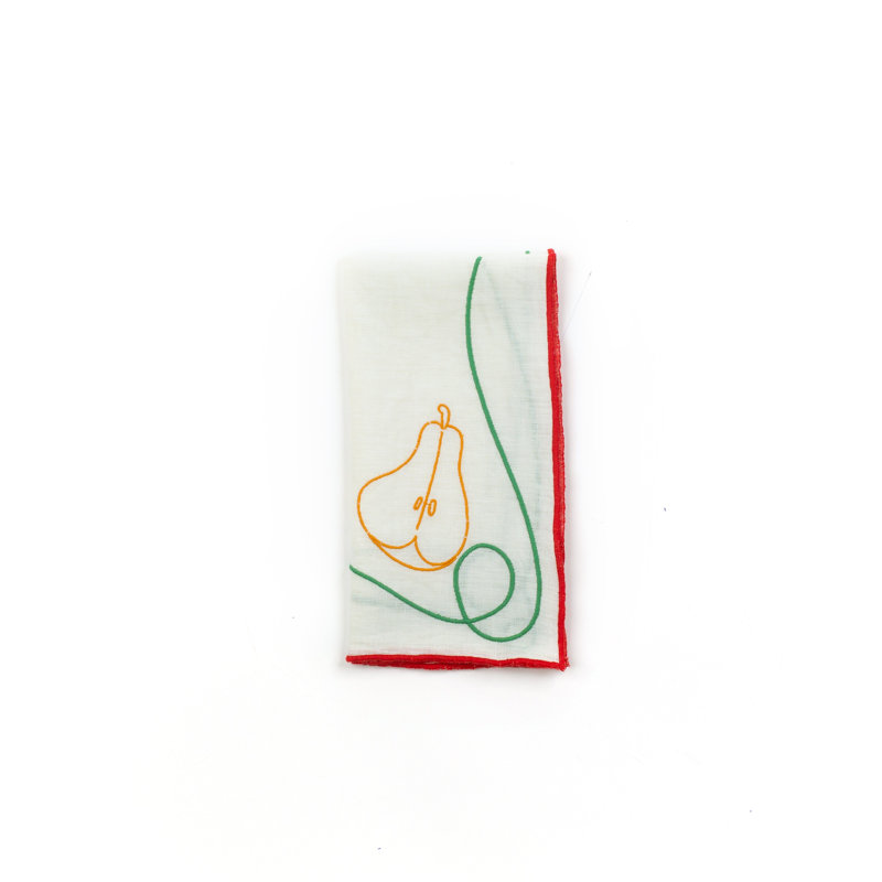 Fete Embroidered Linen Napkins