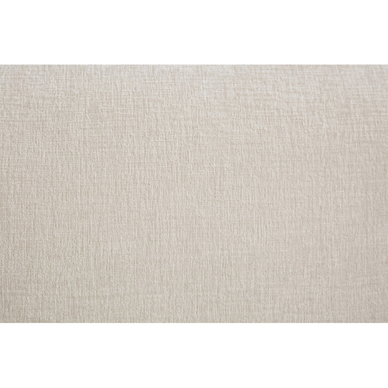 Chaise longue rembourrée avec repose-pieds et rangement, Beige