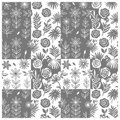 Tapisserie murale motif floral