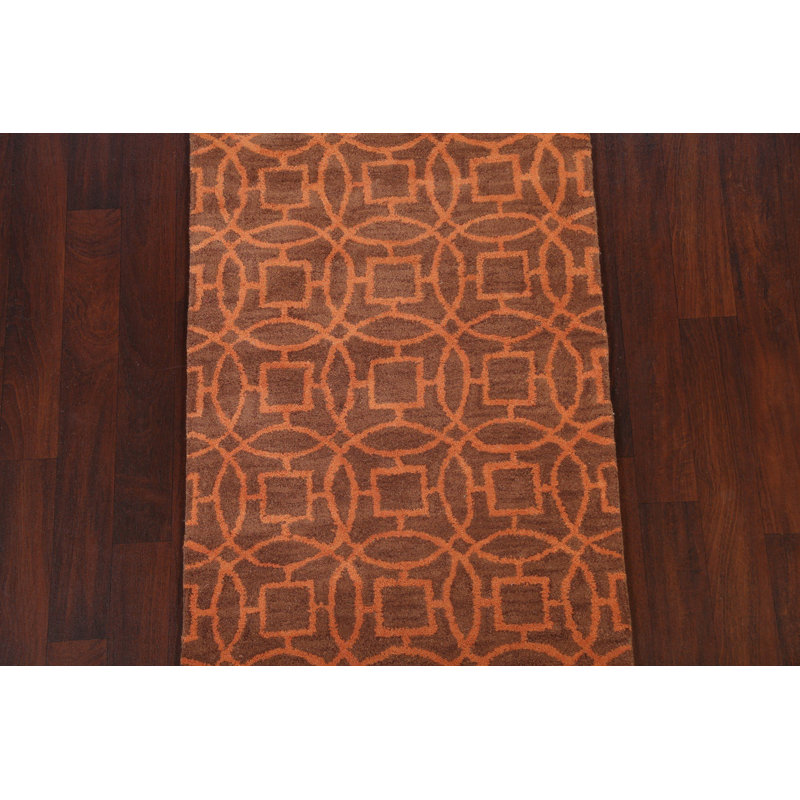 Wool Geometric Indoor Rug