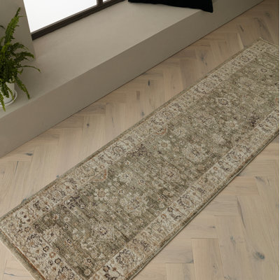 Madeleine Vintage Green Area Rug