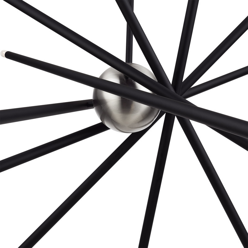 14 Light Black Extra Large Foyer Chandelier