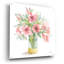 «Pink Amaryllis» par Leslie Trimbach, art mural en verre acrylique-292603698
