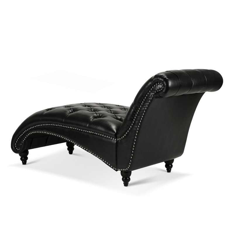Méridienne Aalijah, Polyuréthane noir