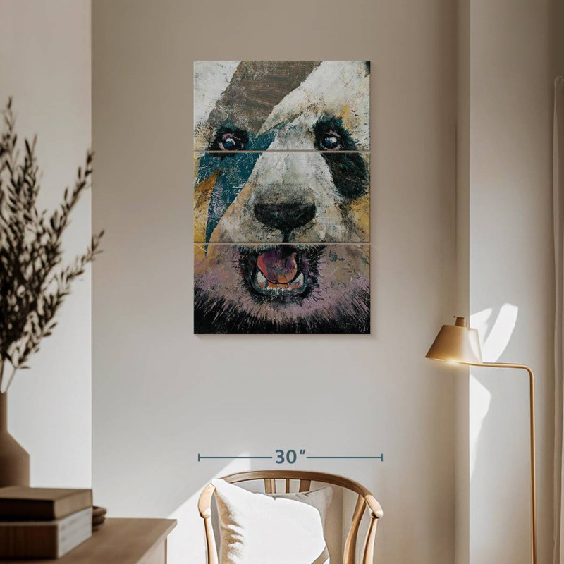 Brampt Panda Rock, 57" H x 36" W