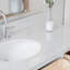 ARIEL Monroe 54 Single Sink Bathroom Vanity with Carrara Quartz Top-559027418-559027423-600647837