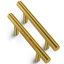 Mega Handles - Ensemble de 25 poignées en acier inoxydable | Poignées de tiroir de cuisine 5 pouces | Distance de trou de 3 pouces - laiton satiné-132779802-136263859-136263862