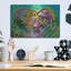 Bungalow Rose «Aminal Bebees - Lil Monkey Reflection» par Dean Russo, art mural en métal-461752677