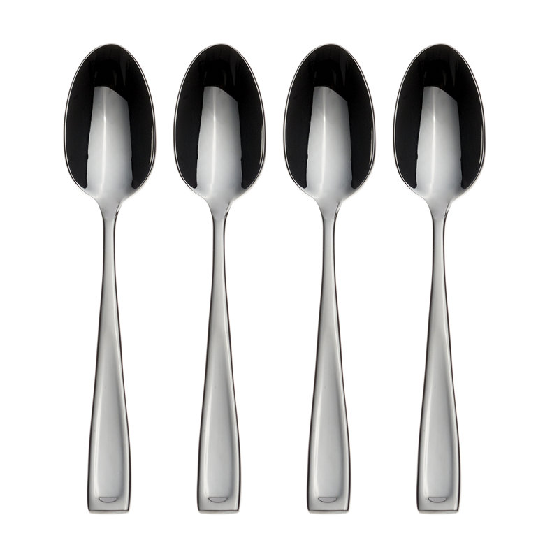Moda Silver Stainless Steel Teaspoons Set of 4
