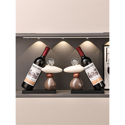 Anchorage Tabletop Wine Bottle Rack Black