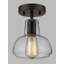 Plafonnier semi-encastré simple 6,7 po Holbeach