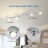 4 - Light 32.28" LED Dimmable Rotatable Flush Mount