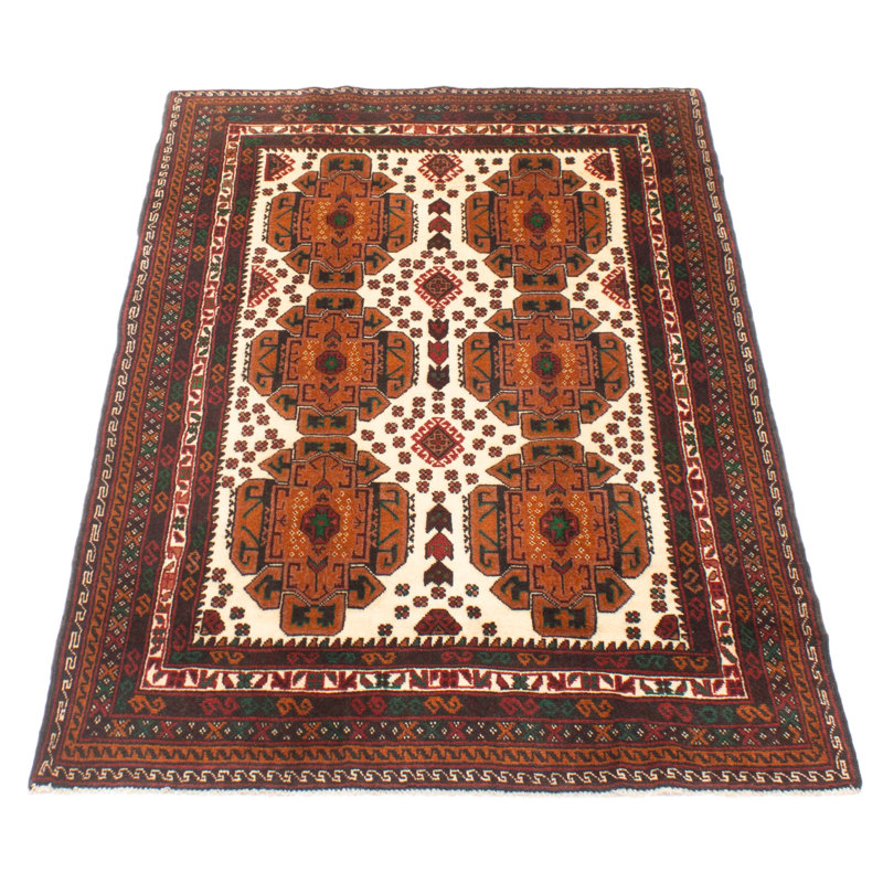 Tapis crème Teimani 3 pi 6 po x 6 pi 4 po