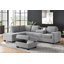 Canapé et chaise longue réversible de 112 po avec repose-pieds Luchiano-2092803353