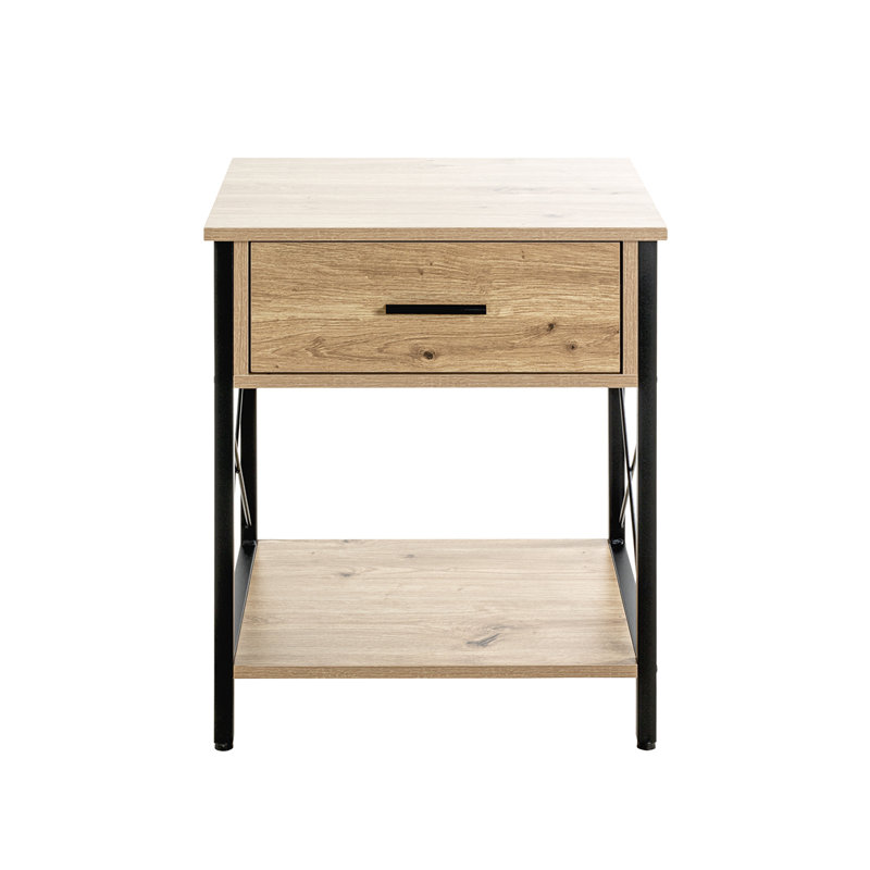 Dezra Side Table with Storage