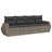 Vidaxl Garden Sofa Set Grey, Dark Grey