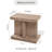 Farmhouse Rustic End Table