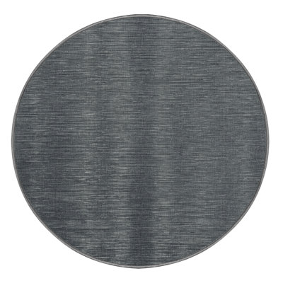 Tapis gris uni lavable à la machine