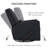 Tucker 33" Wide Modern Chenille Swivel Glider-1233698457