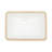 White Ceramic Bathroom Undermount Sink With Overflow - Low Water Absorption, For Different Uses Acid , Various Spaces-1208235761