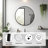 Wall Mounted Round Mirror With Aluminum Alloy Frame, Tempered Glass Round Mirror-2137109784-2137109790