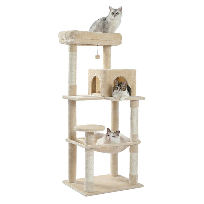 Eluster H 45,669291338583 po, Beige, 45.7" H x 17.7" W x 16.1" D