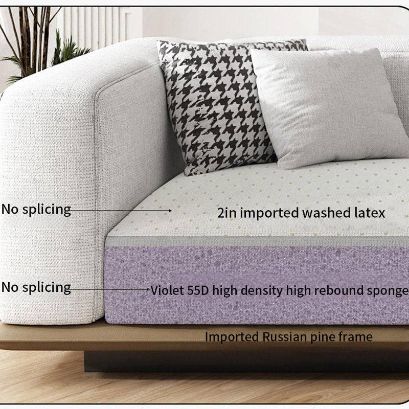 Canapé en ligne Horizon, H 26,77 po x l 78,74 po x P 41,33 po