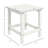 Weather Table - 15" Square Patio Side End For Balcony, Porch, Pool. Strong And Stable, 110 Lbs Capacity, White Pool, Balcony. To Changes, Capacity